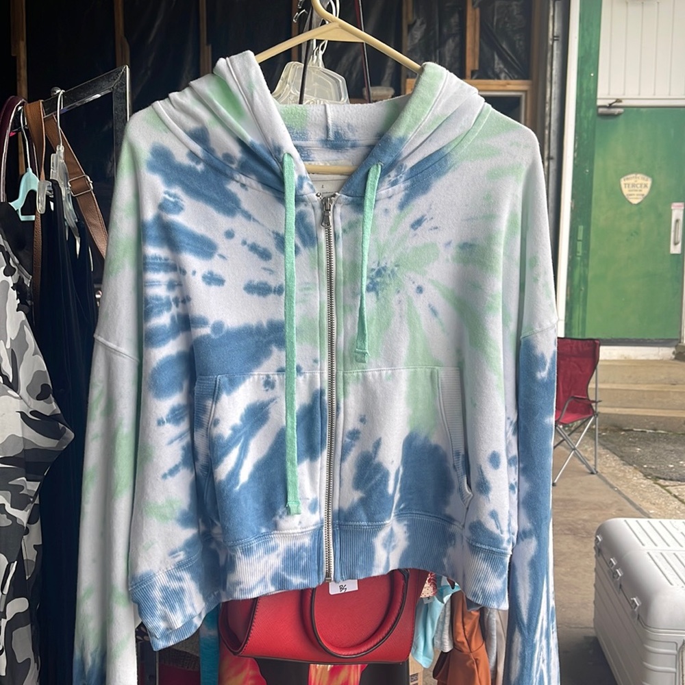 tie dye aeropostale cropped jacket